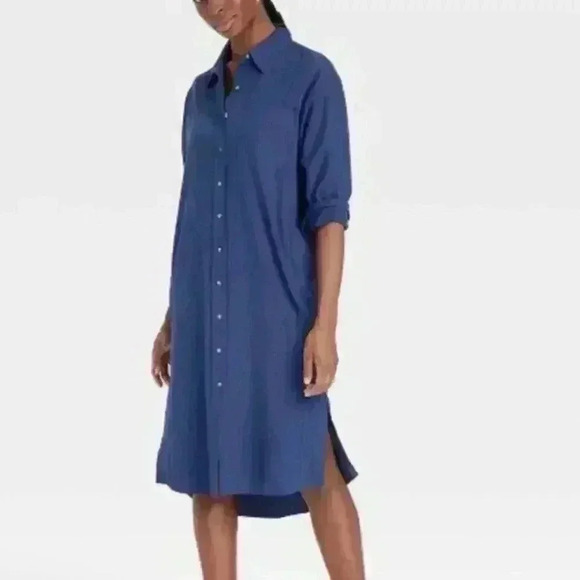 Universal Thread Button-Down Shirtdress - Picture 3 of 7